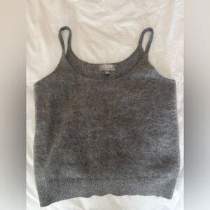J crew brushed cashmere tank top size small